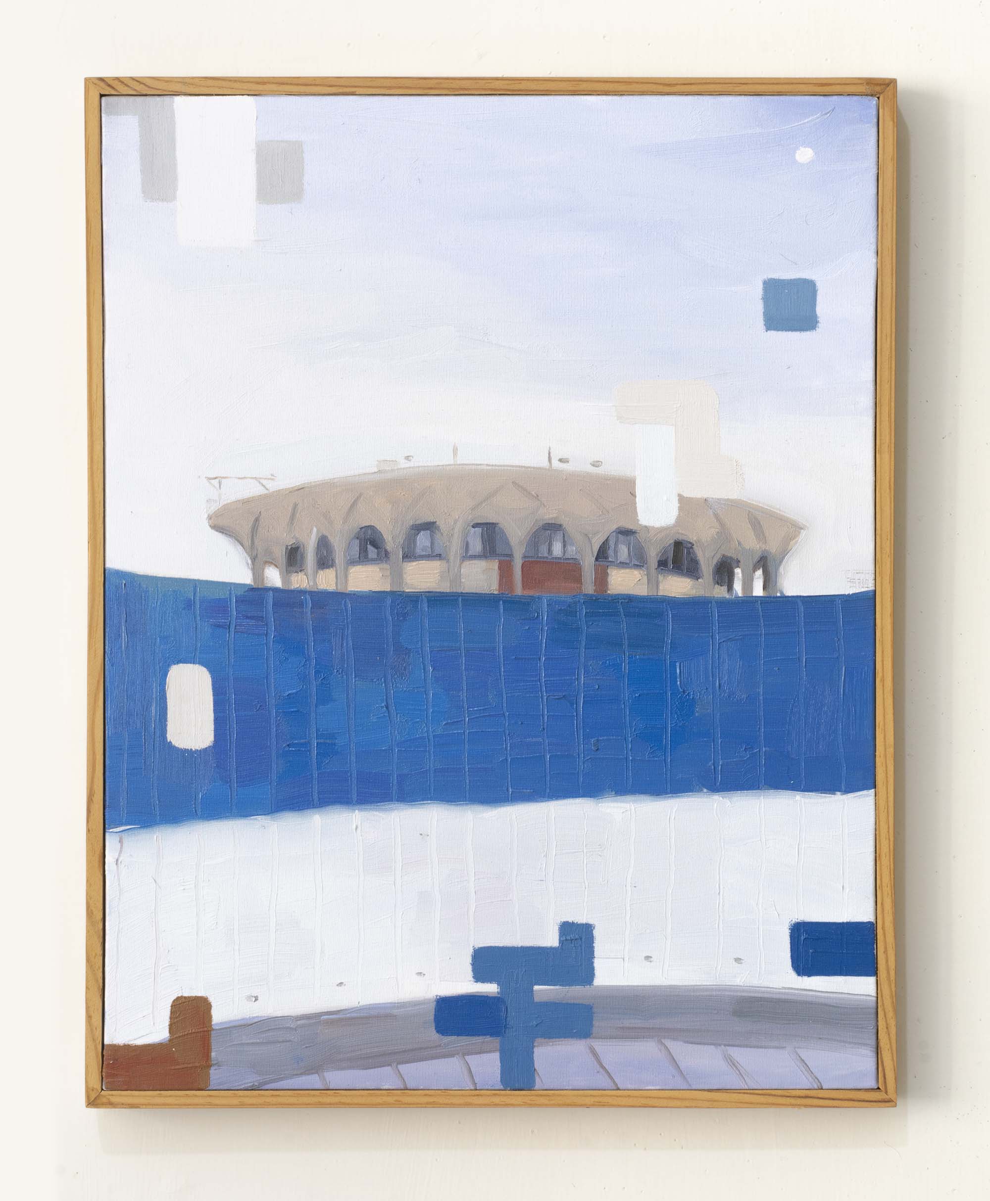 City Theatre- Oil on canvas- 45x35cm, 18.000.000t